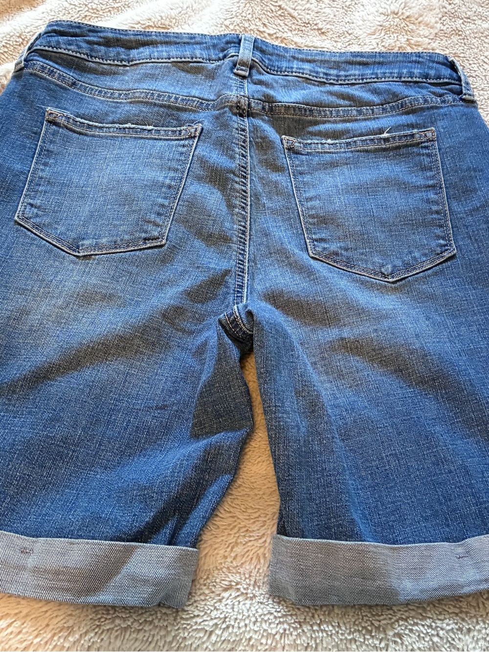 Sonoma blue Bermuda Jean shorts-woman’s 12 - Picture 3 of 5